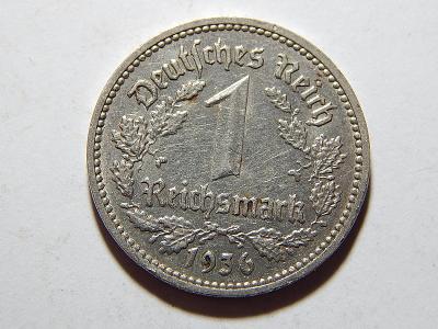 Německo 3. Říše 1 Reichsmark 1936 J XF č27473