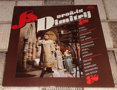 LP - Antonín Dvořák - Dimitrij (Supraphon 1982) Luxusní stav!