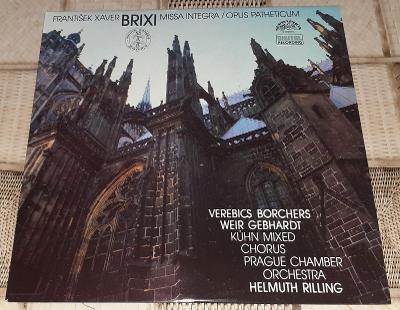 LP-František Xaver Brixi-Missa Integra.. (příloha,1989) Luxusní stav!