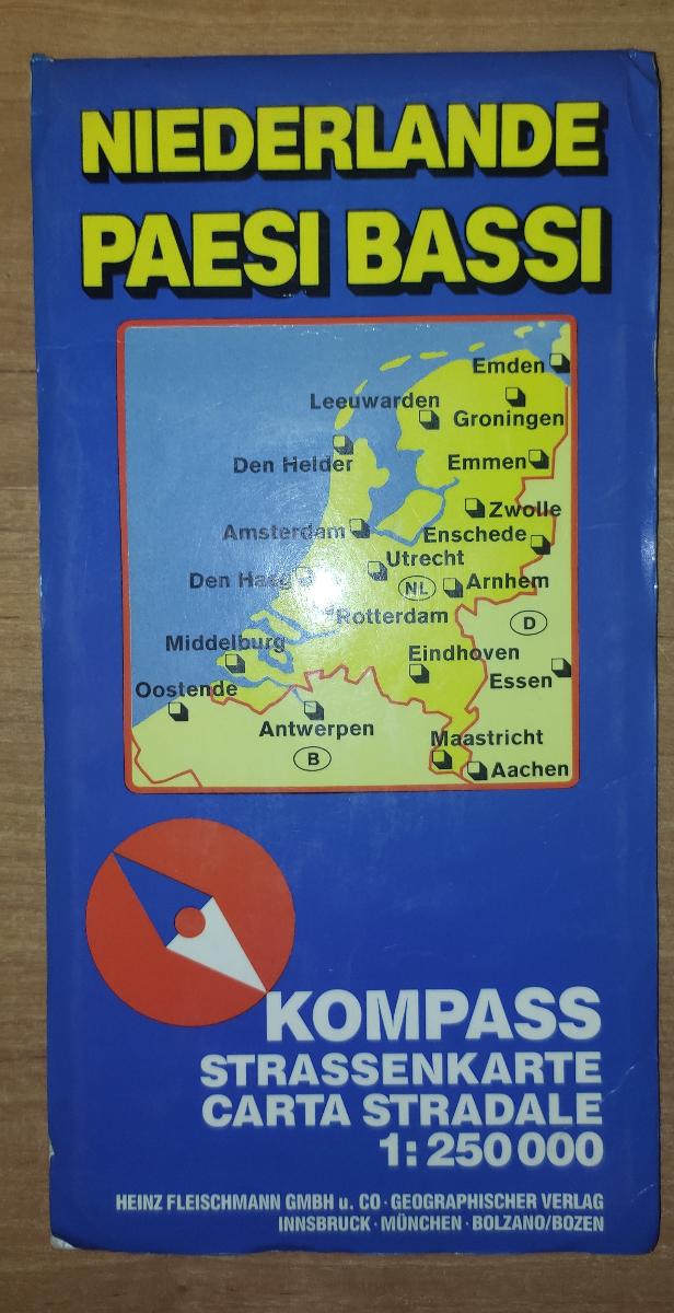+++ Holandsko / Holandsko mapa +++ - Knihy a časopisy