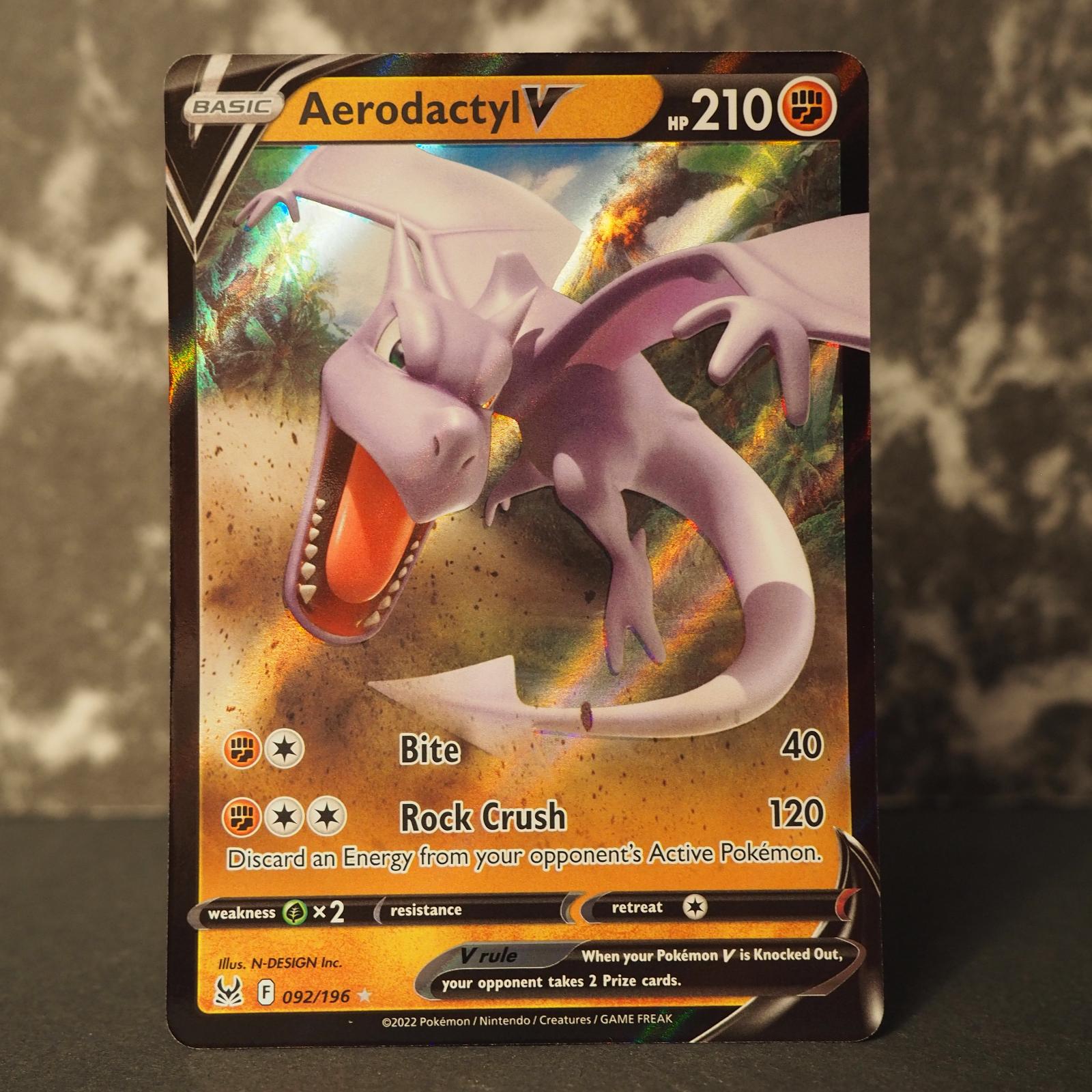 Aerodactyl V #92 Prices, Pokemon Lost Origin