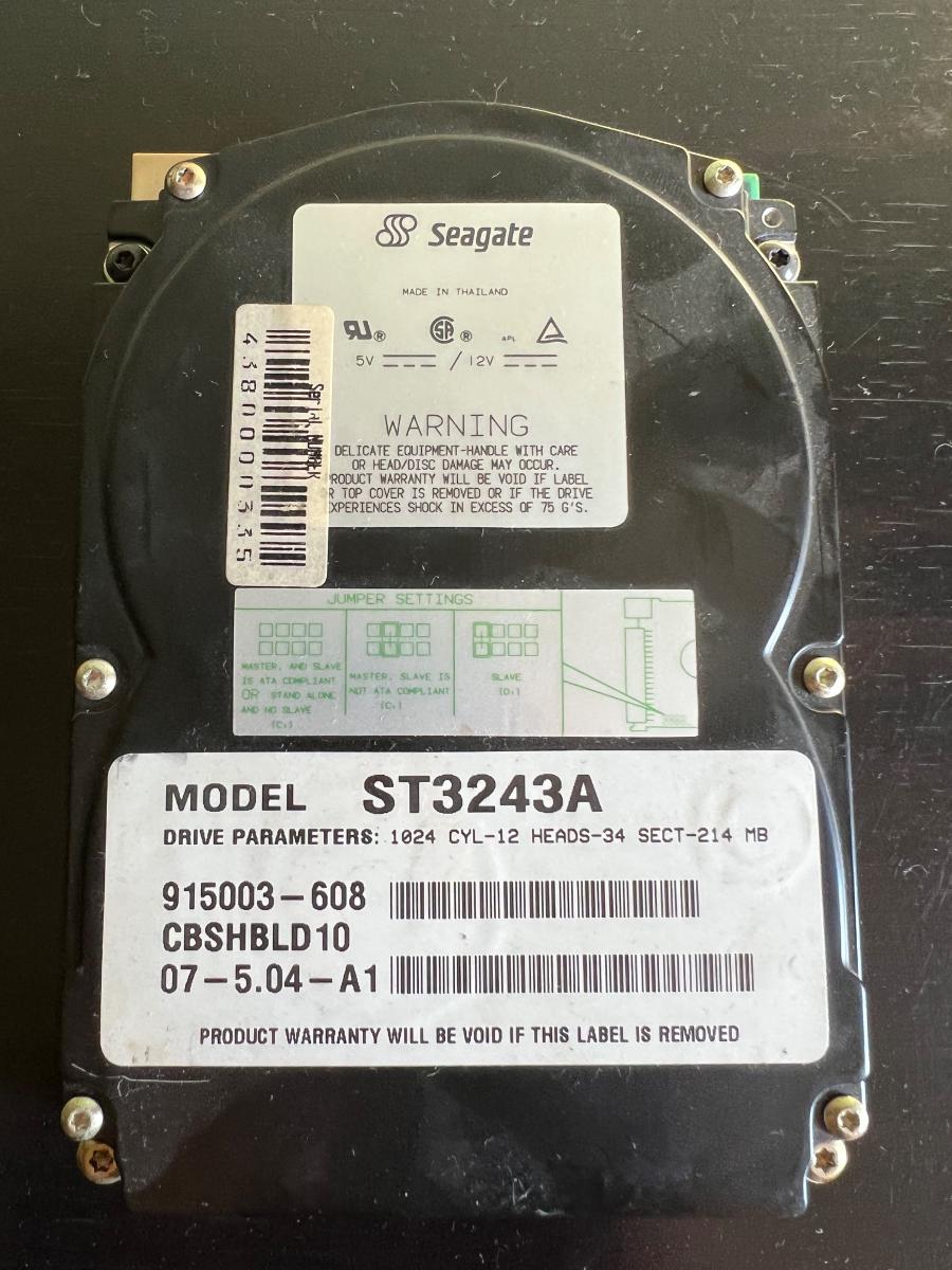 HDD IDE Seagate ST3243A, sberatelsky - Počítače a hry