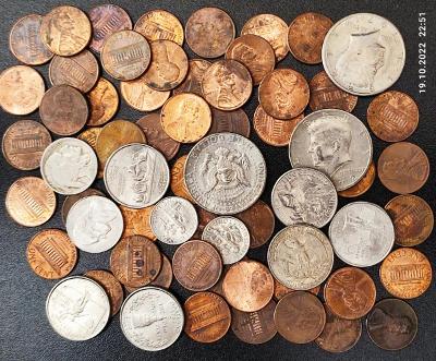Mince USA a Indian Head 1916, 5 cents, Buffalo nickel, mix