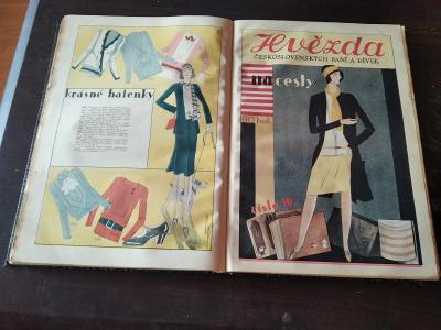 Časopisy Hvězda 1929 svázané