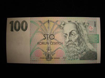VZÁCNĚJŠI BANKOVKA 100 Kč r.1997 SERIE E45 UNC