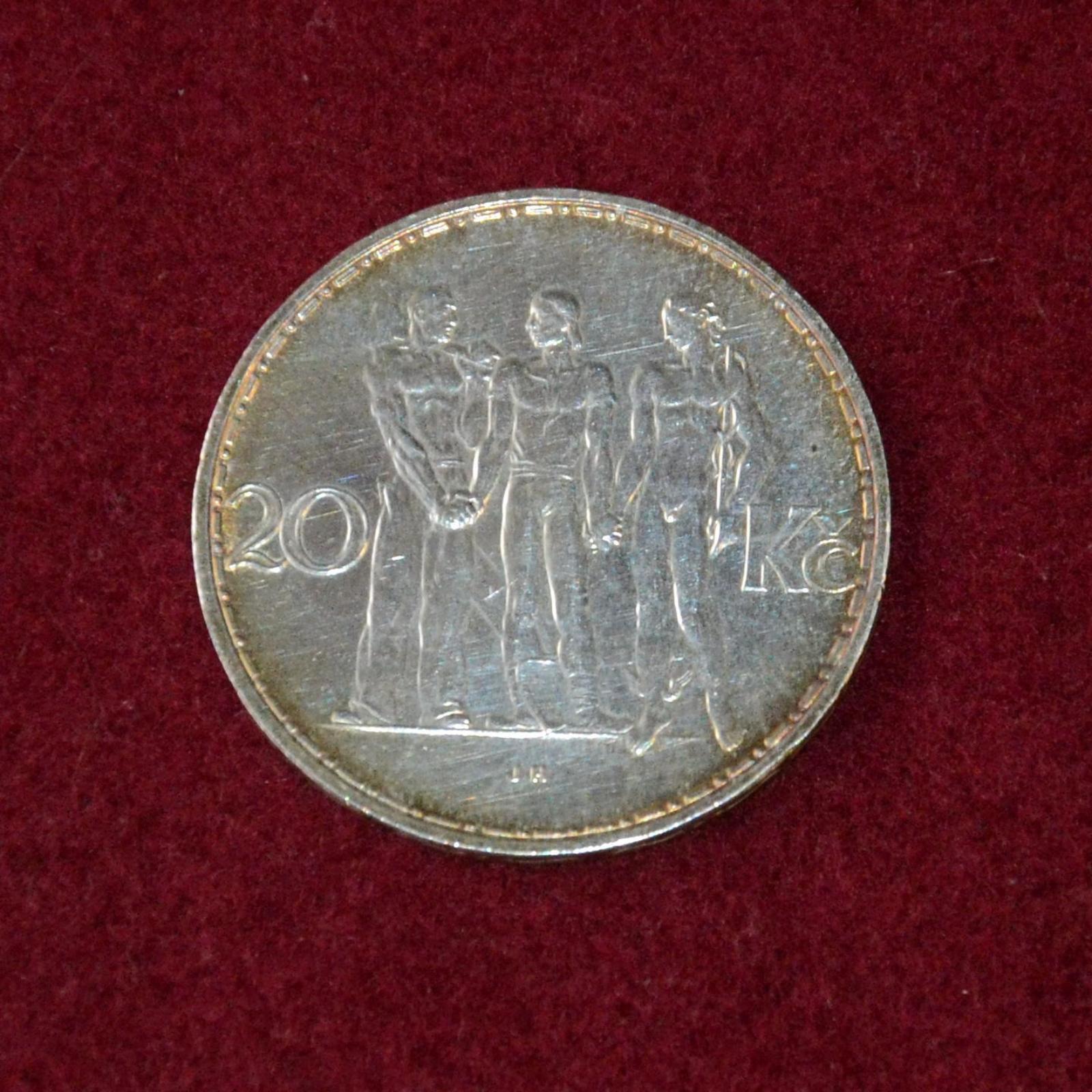 strieborná minca, 0,90 € 1933 - Numizmatika