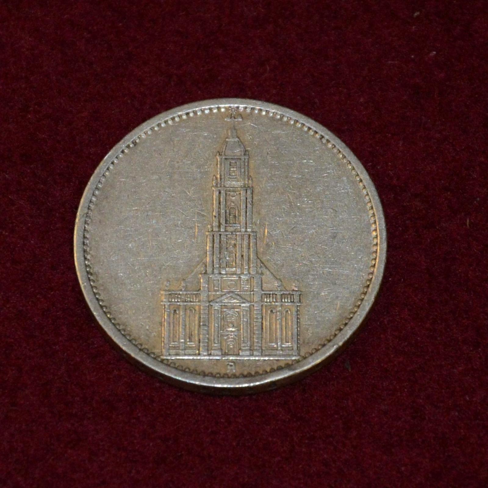strieborná minca, 5 ReichsMark 1934 - Numizmatika
