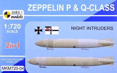 Zeppelin P&Q-class 'Night Intruders'  - Mark 1 Models MKM720-04  1:720