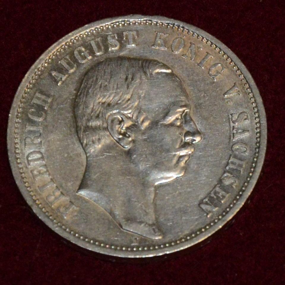 mince, strieborná , Drei Mark 1910 - Numizmatika