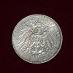 mince, strieborná , Drei Mark 1910 - Numizmatika