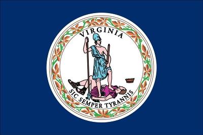 Vlajka stát Virginie USA - nylon 90 x 150cm
