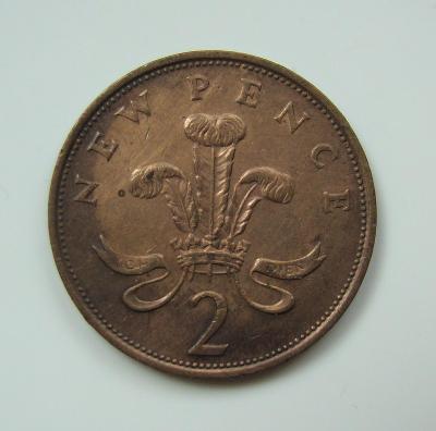 Anglie, 2 Pence 1980