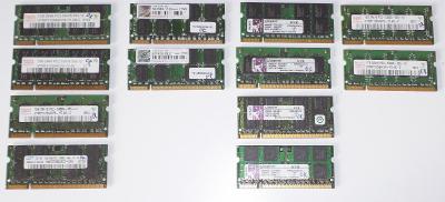 1GB DDR2 SO-DIMM PC2-5300 (667 MHz) - 12ks - MEMTEST OK