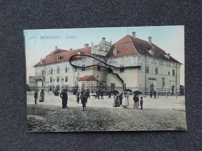 Prostějov panorama náměstí zámek