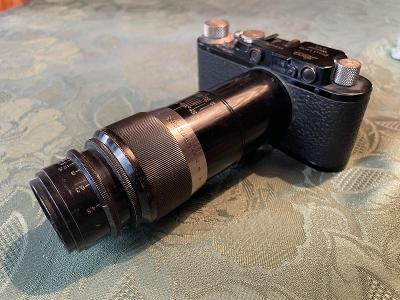 Leitz Leica II , objektiv Elmar 1:4,5 f=13,5cm