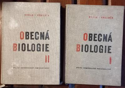 Kniha Obecná biologie I. a II. díl - B. Sekla - 1962