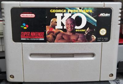 / SNES / NINTENDO / George Foreman's KO Boxing / PAL-NOE