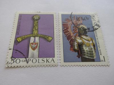 Známky Polsko 1973, Zbraně, meče, brnění