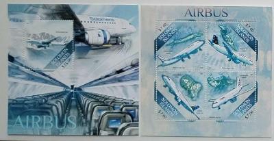 Šalamounovy ostrovy 2013 21,5€ Letadla Airbus A320, Letectví