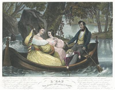 Voda alegorie, akvatinta, (1820)
