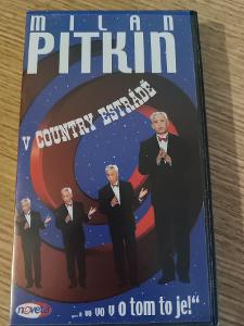 VHS kazeta / MILAN PITKIN V COUNTRY ESTRÁDĚ   