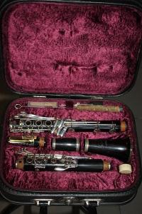 zachovalý a hrající klarinet Amati Kraslice po muzikantovi
