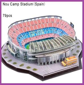 3D PUZZLE STADION FC BARCELONA CAMP NOU 79 KUSŮ NOVÉ