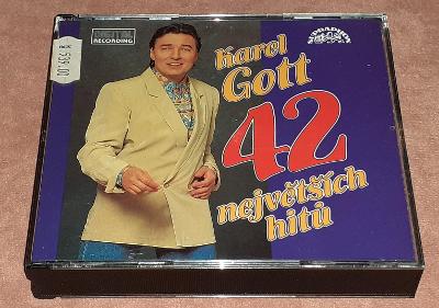 CD - Karel Gott - 42 největších hitů (2CD) (Supraphon 1992)