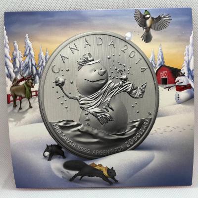 Pamětní stříbrná mince Sněhulák (Kanada, 20 CAD)