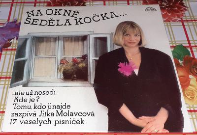 LP-Jitka Molavcová,Jiří Suchý- Na okně seděla kočka (1990) Luxus.stav!