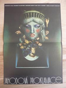 Jahodová proklamace (filmový plakát, film USA 1970, rež