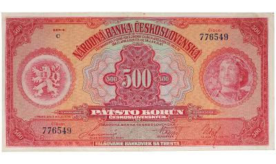 500 Korun 1929 | ČSR