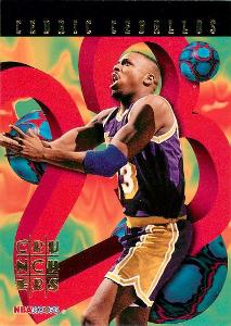 CEDRIC CEBALLOS @ LOS ANGELES LAKERS @ 1995-96 NBA Hoops Crunchers