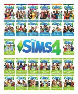 The Sims 4 Všechny doplňky | Původ | PC | ONLINE