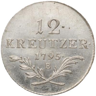 12 Krejcar 1795 větší B | František II. | (1792 - 1835)