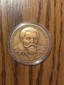 Pamětní medaile Jáchym Ondřej Schlik Tombak-bronz