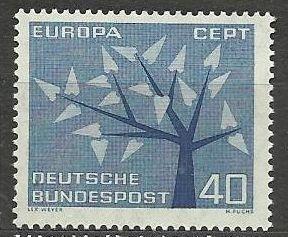 Německo BRD čisté, rok 1962, Mi. 384