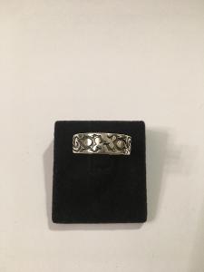 Stříbrný prsten s plastickým motivem DRAKA, Ag 925/5,20 g, velikost 67