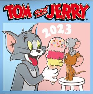 Poznámkový kalendář Tom a Jerry 2023, 30 × 30 cm