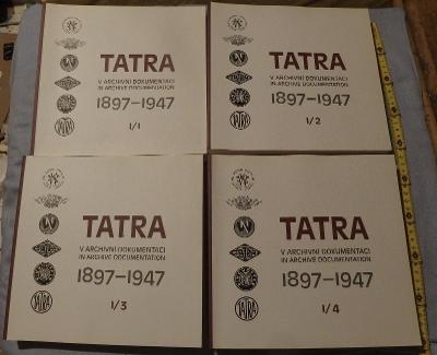 Unikátní soubor knih - TATRA 1897-1947 - pouze 500 výtisků !!!