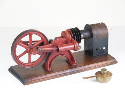 Stirlingův stroj, funkční - 1900ca (parní stroj)