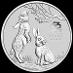 Strieborná minca 1 Oz - Rok Králika 2023 - NOVINKA - AUSTRÁLIA - Numizmatika