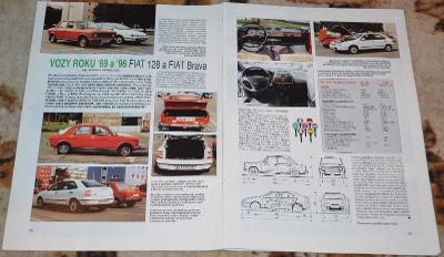 FIAT 128 (1969) VS. FIAT BRAVA (1996)- DOBOVÝ ČLÁNEK AUTOMOBILU (1996)