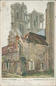 27A2016 Ernst Vollbehr : Katedrála Notre Dame, polní pošta