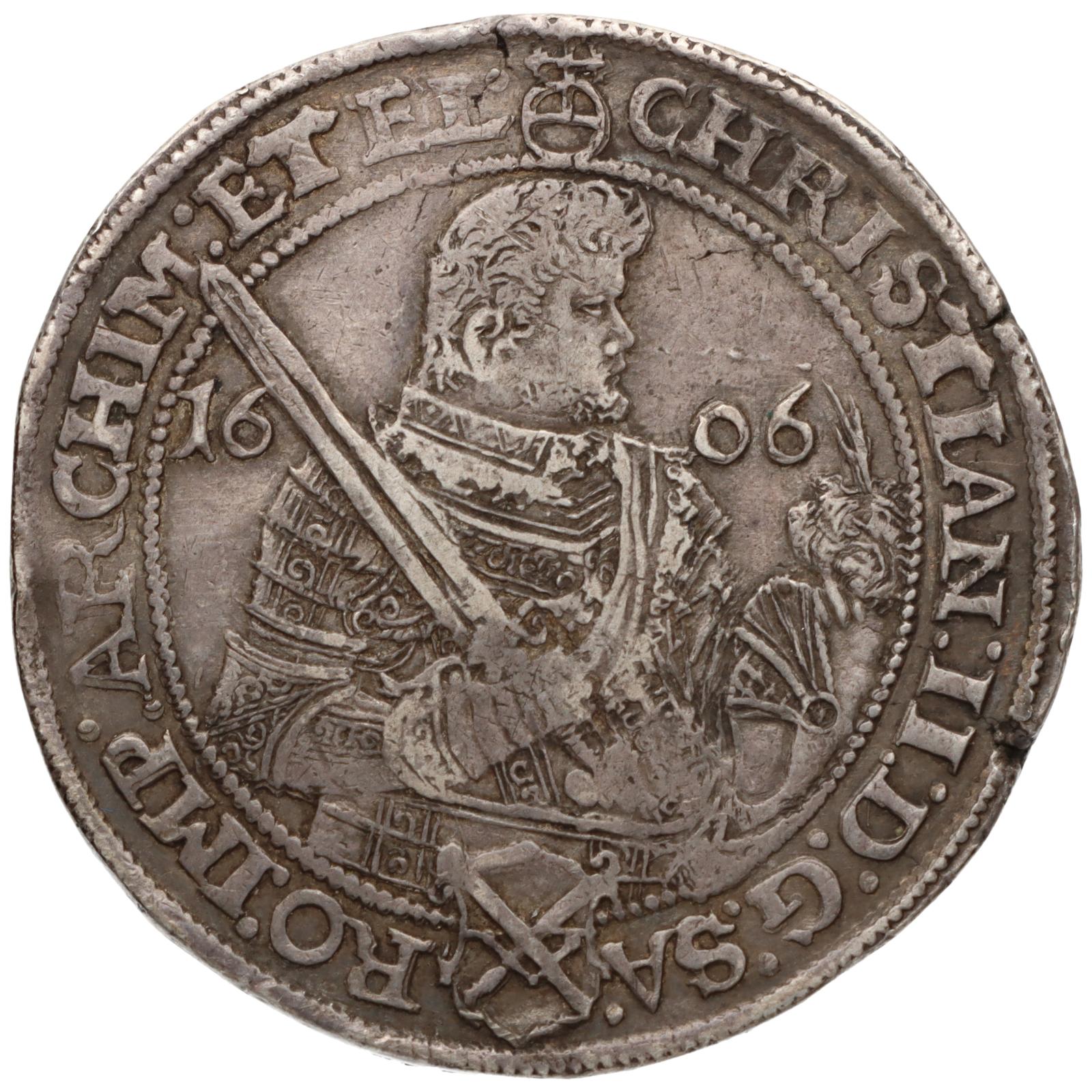 Tolar 1606 | Německo - Sasko | Christian II. | Johan Georg I. a August - Sběratelství