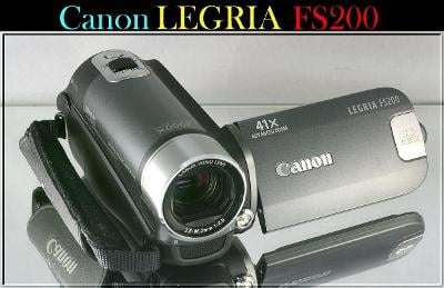 💥 Digitální videokamera: Canon LEGRIA FS200 *Opt. Zoom 37x*BAG*TOP👍