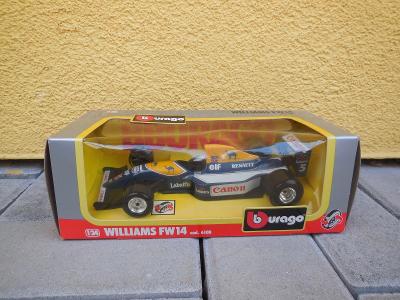Williams FW14 verze 1  - 1:24 Bburago Italy