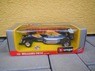 Williams FW14 verze 2  - 1:24 Bburago Italy