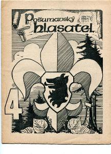 Pošumavský hlasatel, číslo 4, 1969, VII. roč., Foglar - komiks