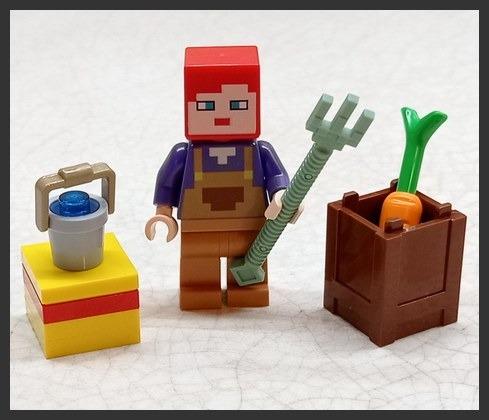 LEGO Minecraft - figurka Farmer (Farmář) + př - Hračky